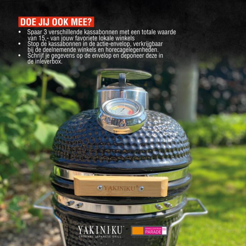 win een Original Yakiniku Grill winkelcentrum parade nootdorp